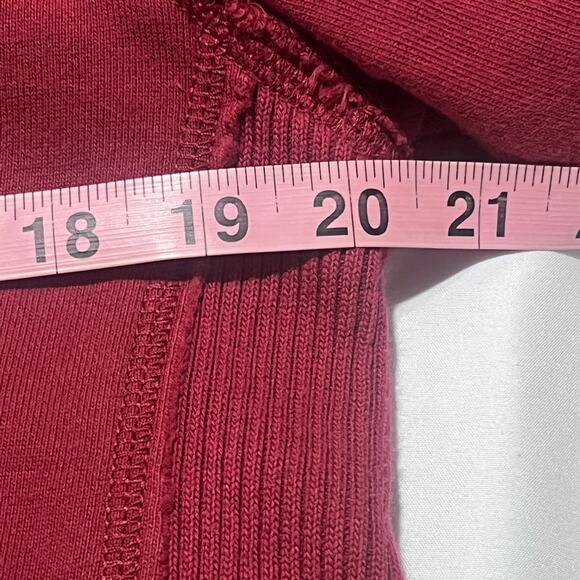 Mitchell & Ness Zip Up Hoodie Womens XL Red Distressed Wash Embroidered NWOT - Picture 7 of 10